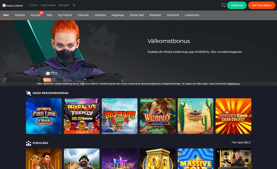 ninja casino