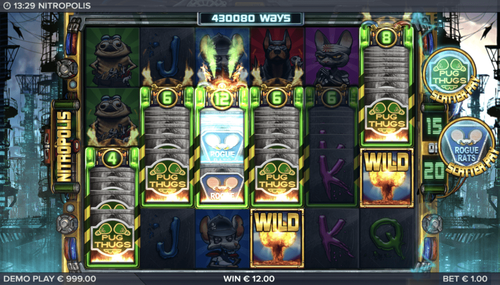 Nitropolis slot ELK studios