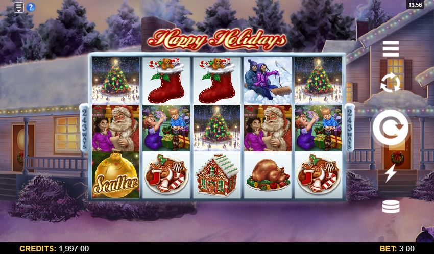 happy holidays slot microgaming