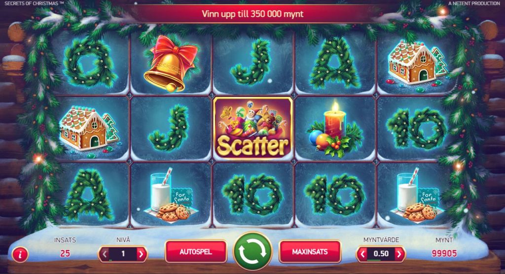 netent slot, secret of christmas